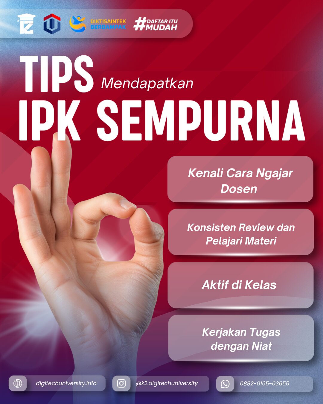 IPK sempurna, tips belajar, belajar konsisten, review materi, aktif kelas, tugas kuliah, nilai tingg