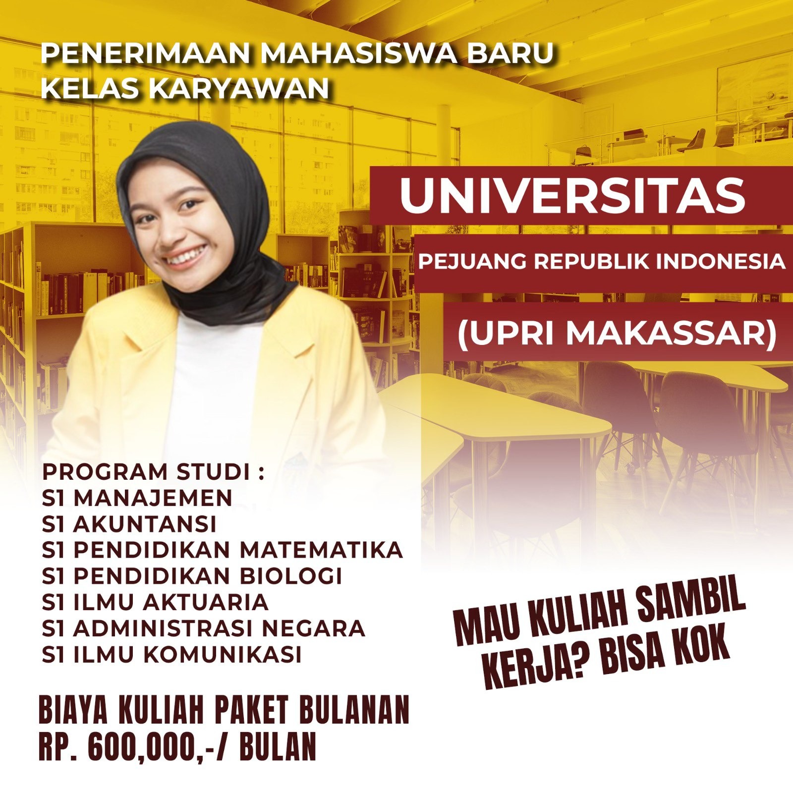 Kuliah Karyawan di Kota Makassar