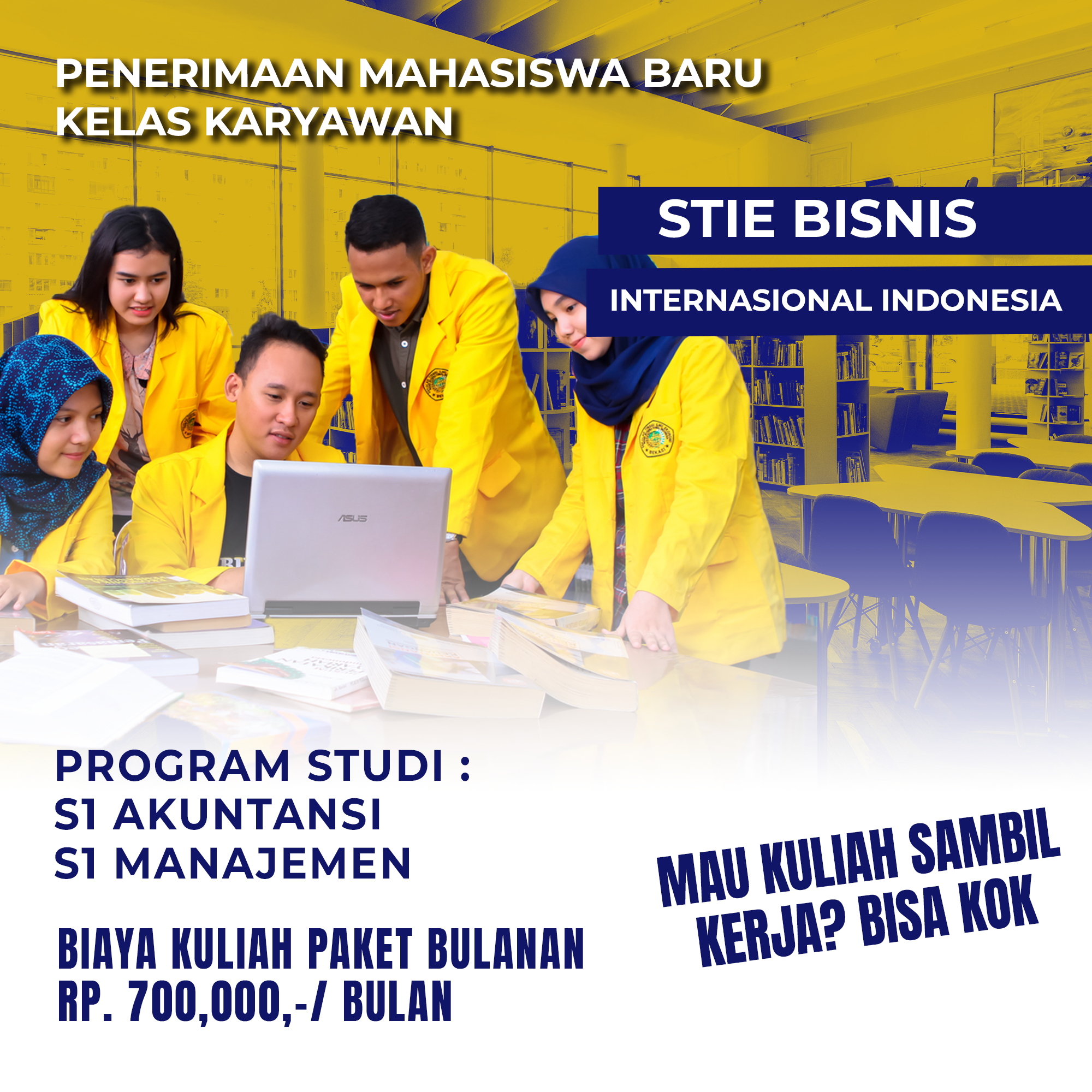 Kampusnya Para Karyawan di Bekasi STIE BII