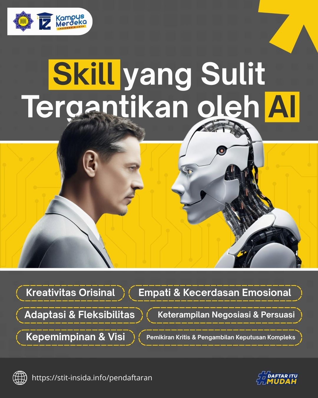 Skill yang Sulit Tergantikan oleh AI: Bekal Mahasiswa Baru di Era Digital 