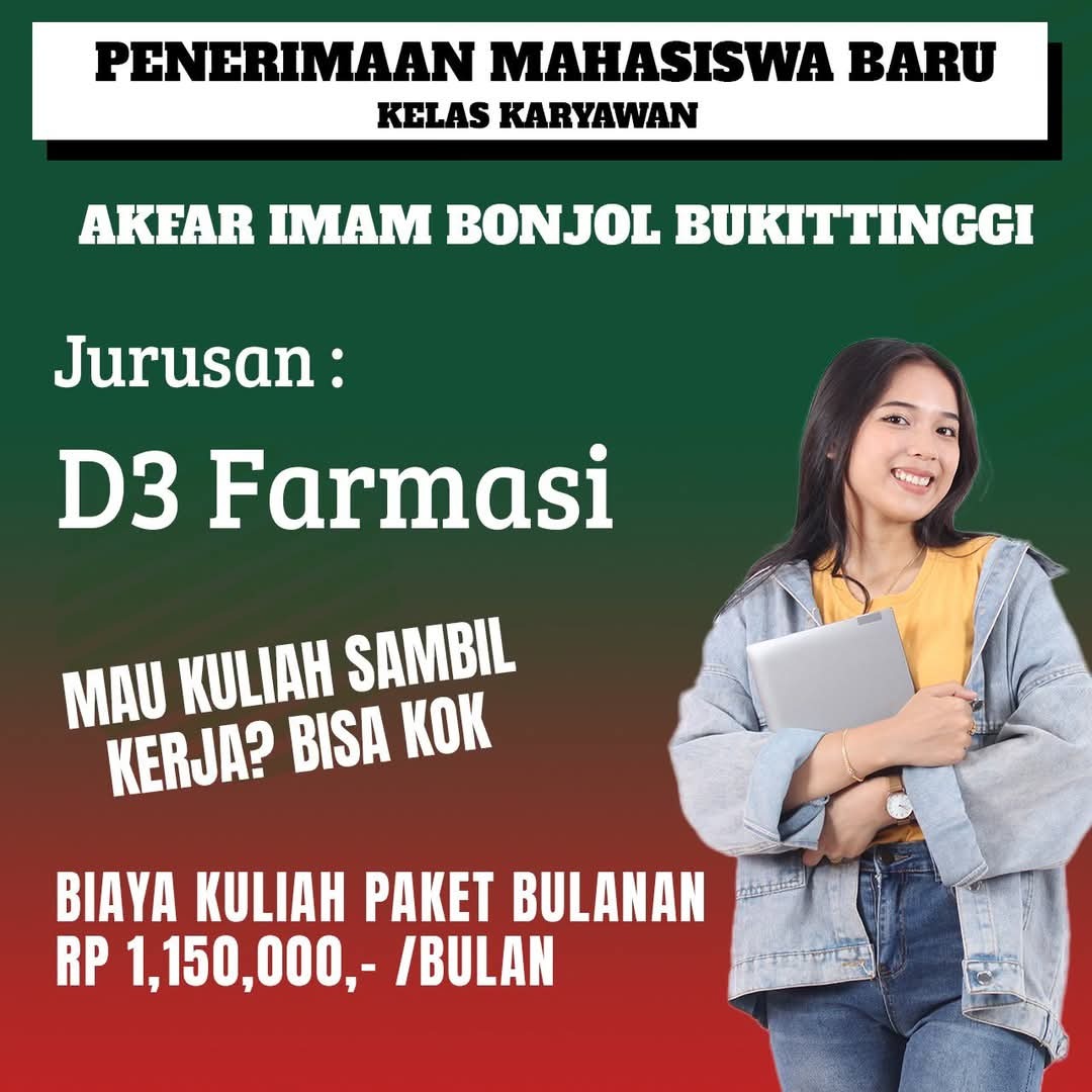 Keunggulan Kelas Karyawan di AKFAR Imam Bonjol