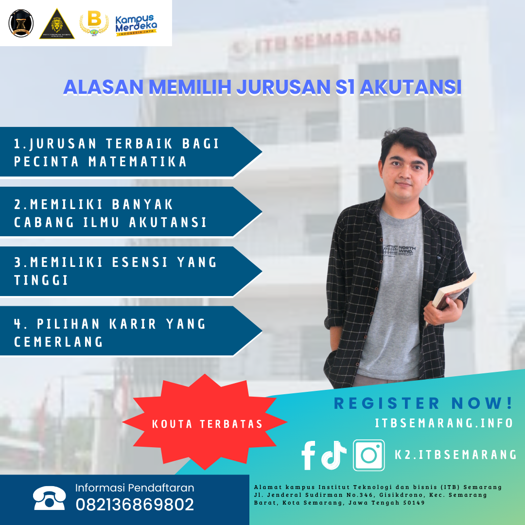 Lulusan Prodi Akutansi di Kampus ITB Semarang