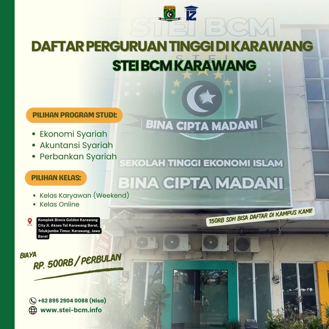 Daftar Perguruan Tinggi di Karawang
