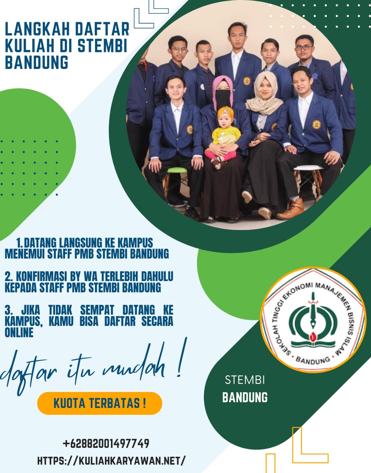 Langkah Daftar Kuliah Di STEMBI Bandung