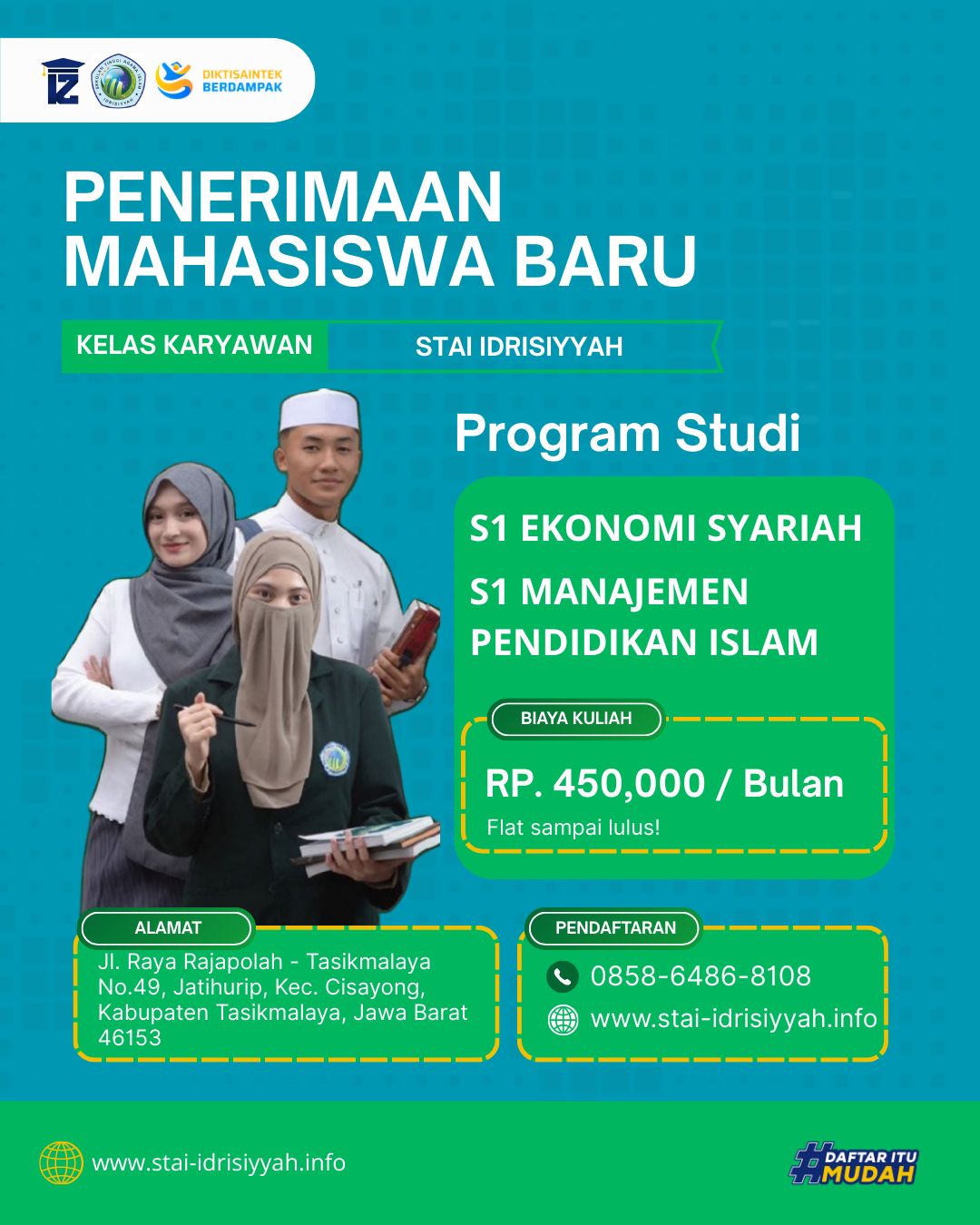 STAI Idrisiyyah Tasikmalaya, Solusi Kuliah Kelas Karyawan yang Fleksibel dan Terjangkau