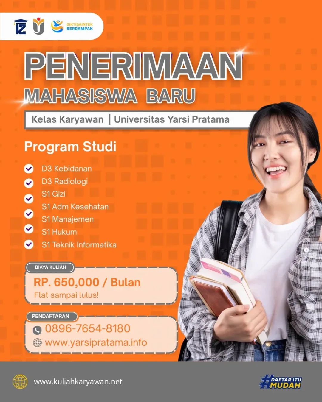 Cicilan Biaya Kuliah Terjangkau Jurusan Teknik Informatika di Universitas Yarsi Pratama