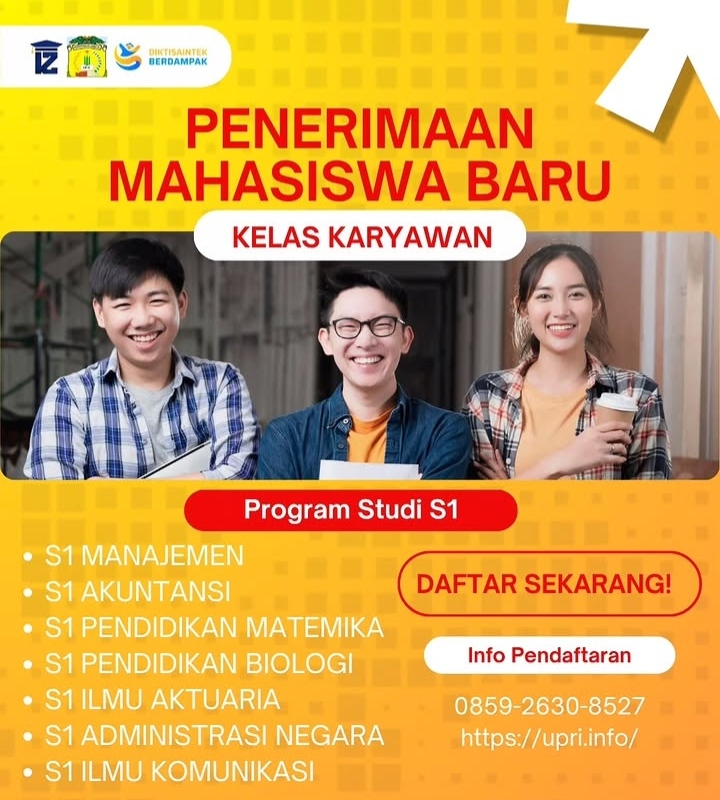 Biaya Kuliah Karyawan Universitas Pejuang RI