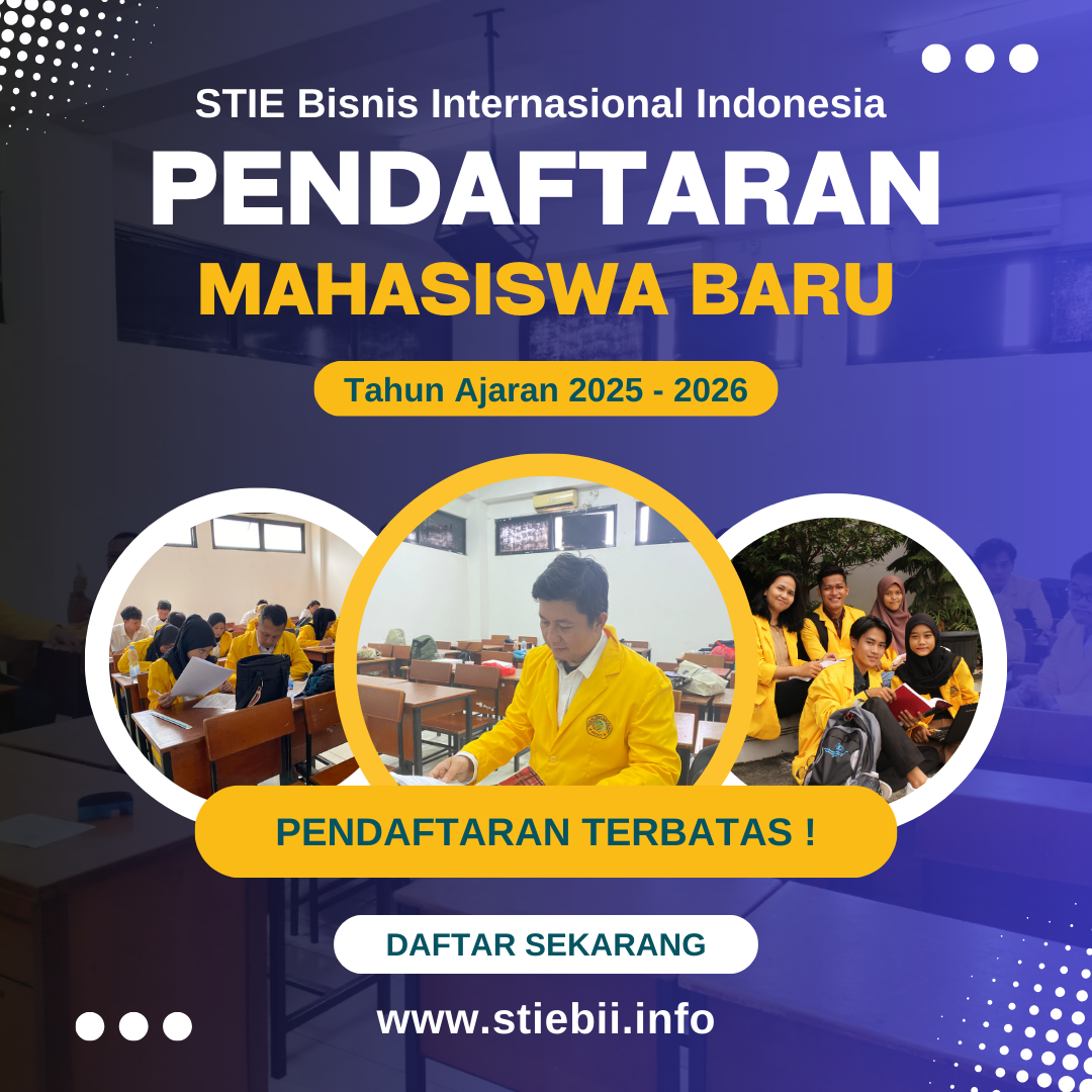 Pendaftaran Mahasiswa Baru Tahun 2025 di STIE BII Bekasi