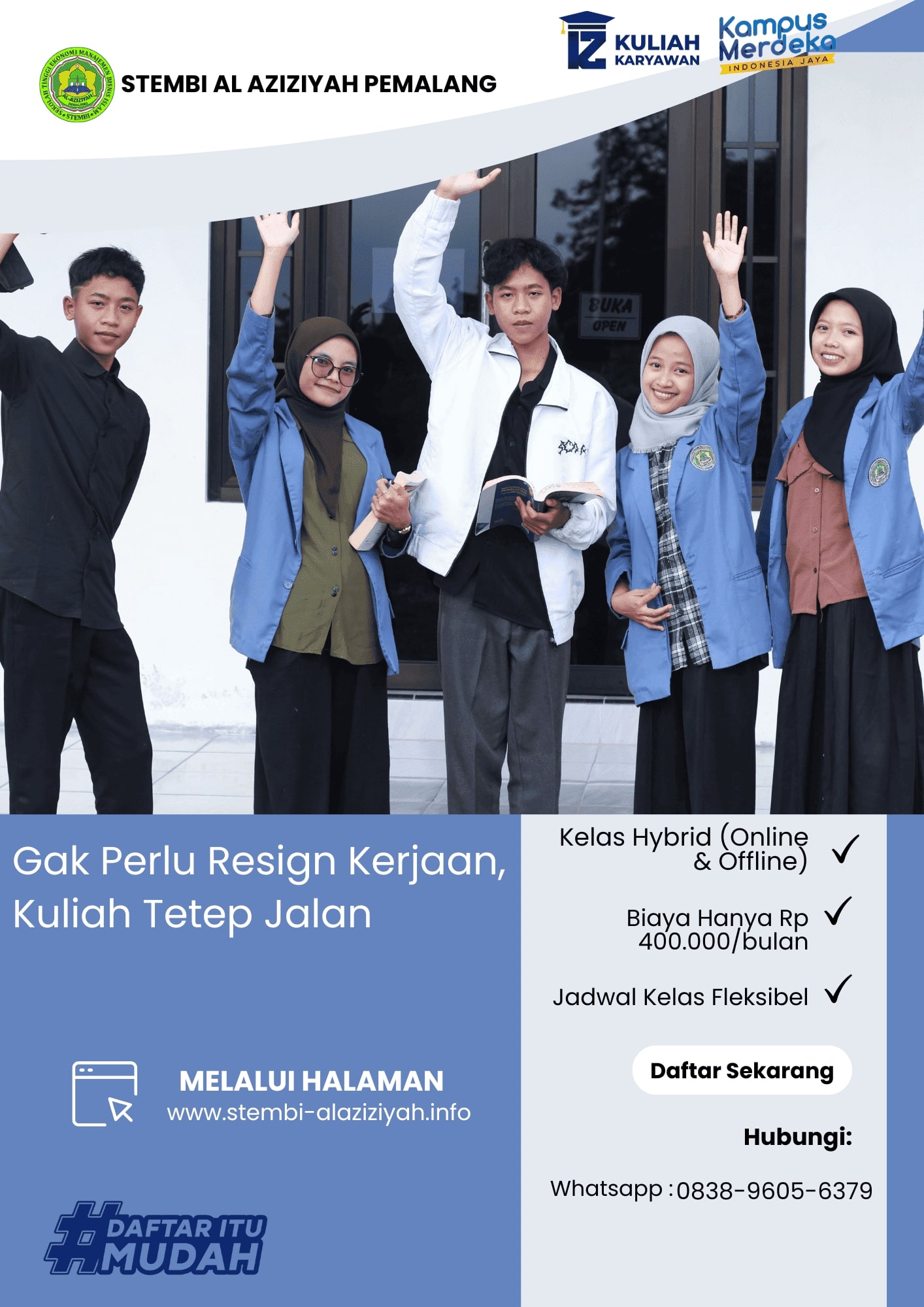 Kerja Sambil Kuliah di Kampus Pemalang Stembi Al Aziziyah