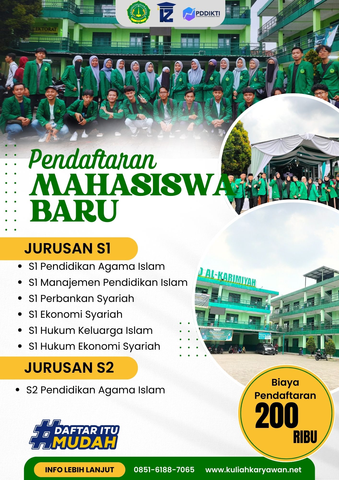 Kampus K2 Universitas Islam Depok Buka Kelas Karyawan Jurusan Perbankan Dan Ekonomi Syariah