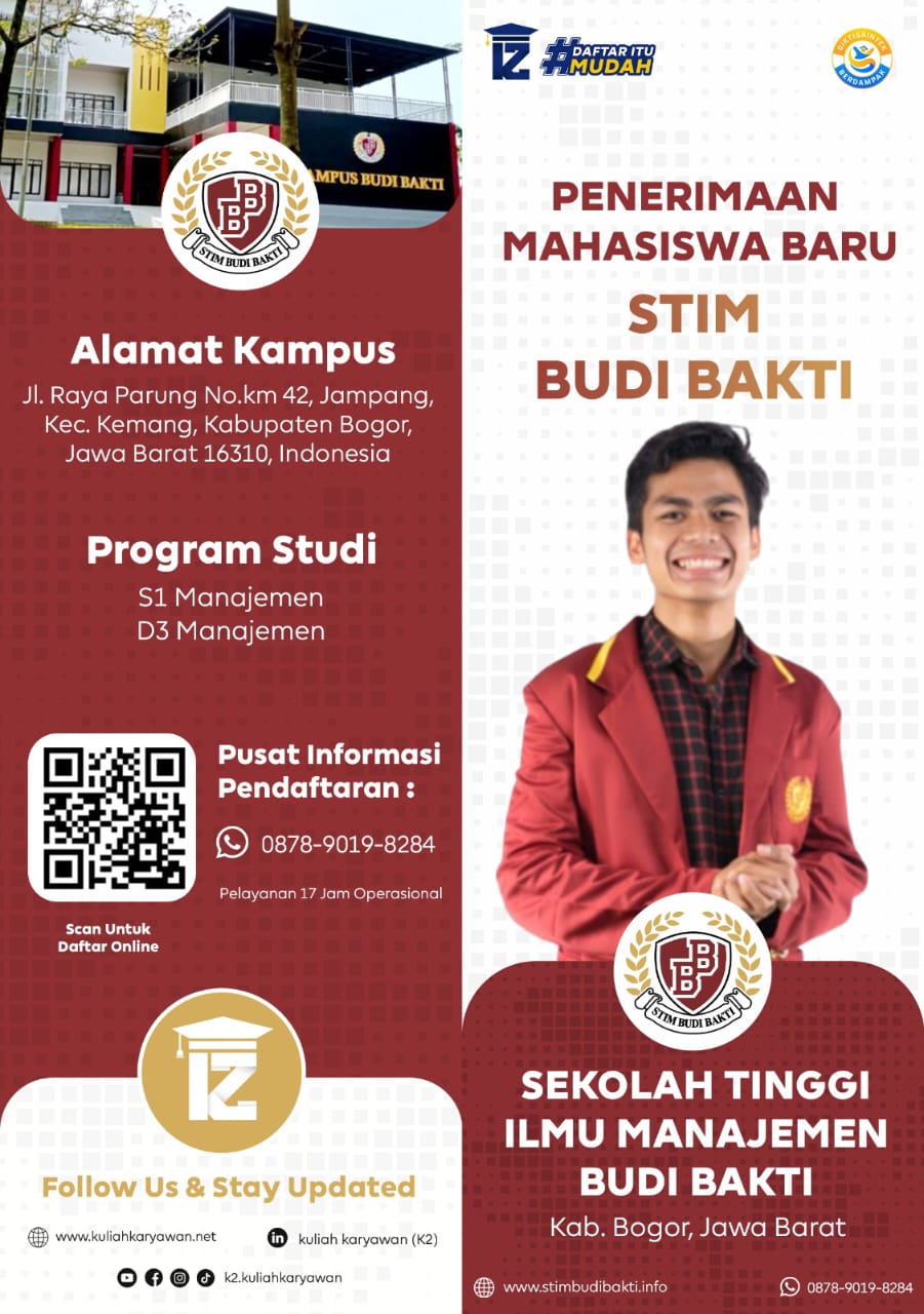 Penerimaan Mahasiswa Baru STIM Budi Bakti 2026