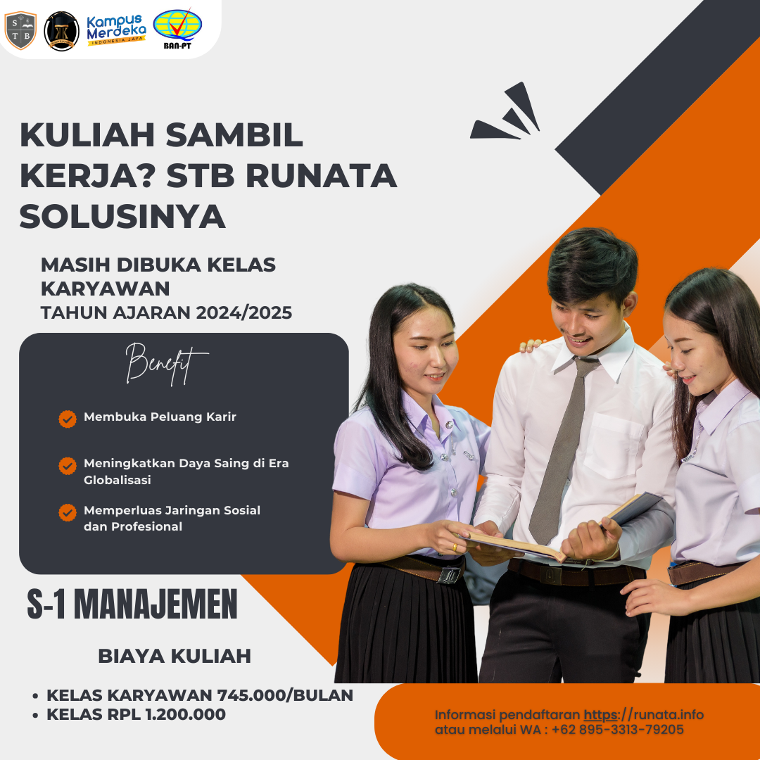 KERJA SAMBIL KULIAH STB RUNATA SOLUSINYA 