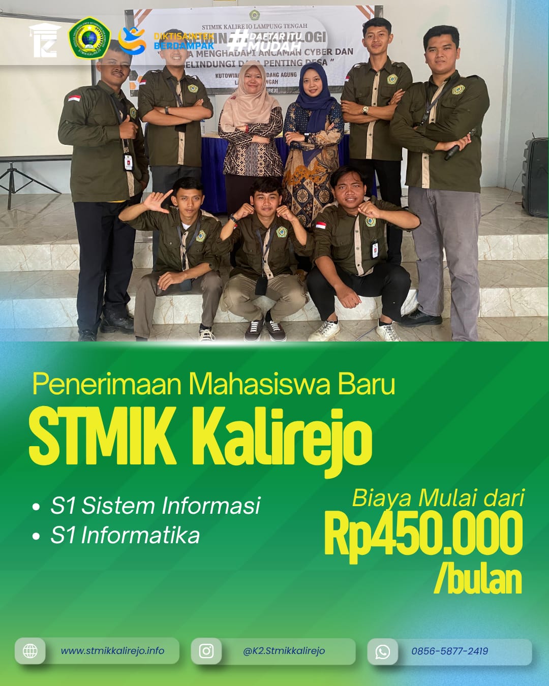 Kampus Online Kelas Karyawan STMIK Kalirejo Lampung Tengah