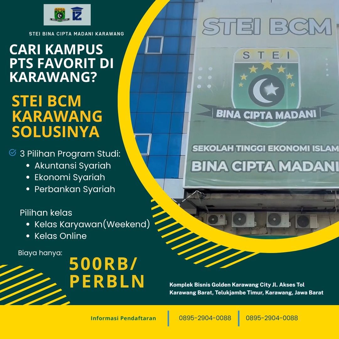 Kampus Favorit di Karawang STEI Bina Cipta Madani