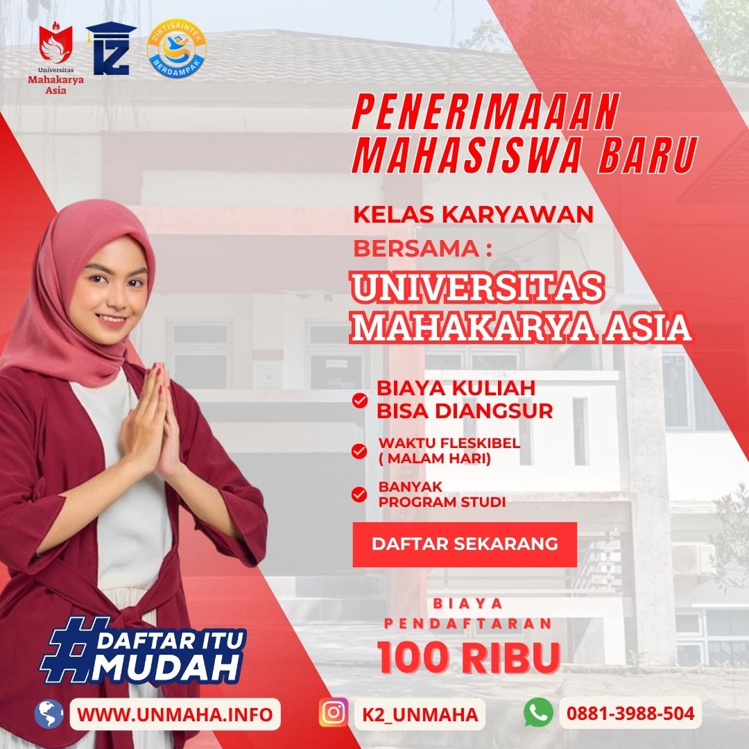 jurusan teknik informatika dengan biaya terjangkau di universitas mahakarya asia