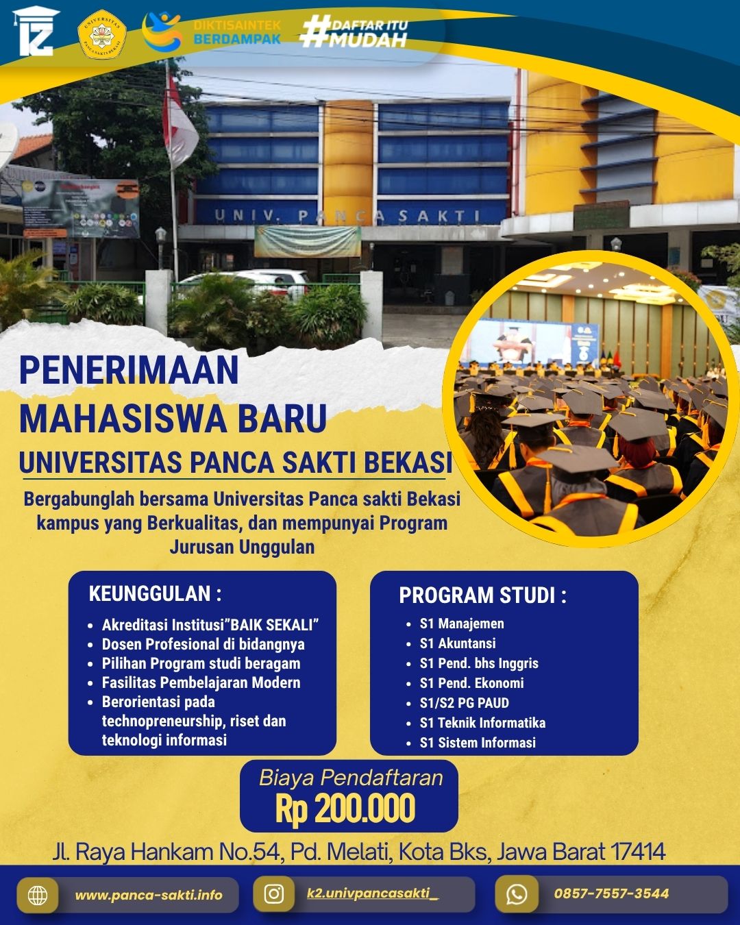 Kampus yang Mempunyai Program Kelas Karyawan di Pondok Gede Bekasi