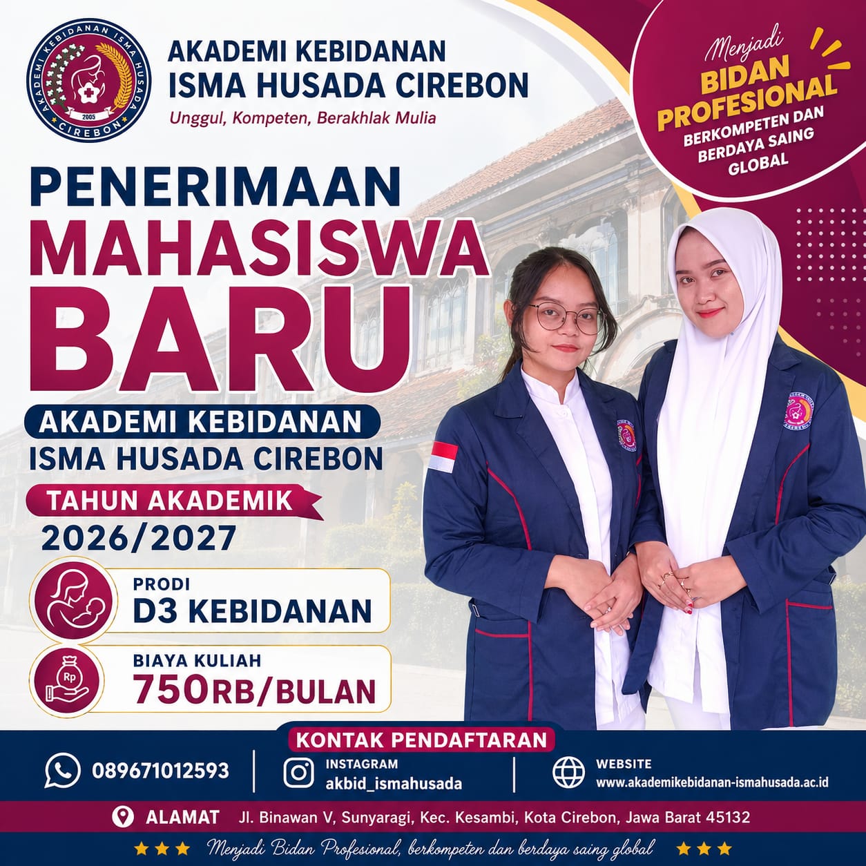 Menjadi Bidan Profesional Di Akbid Isma Husada Cirebon