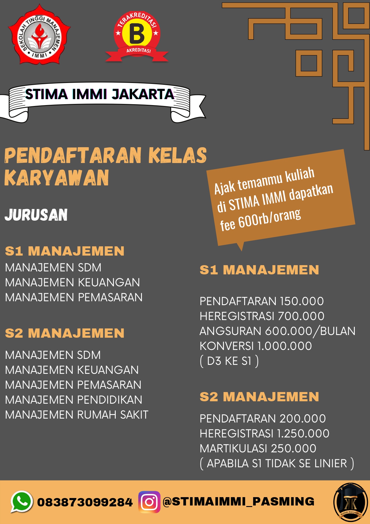 Kampus terjangkau di Jaksel