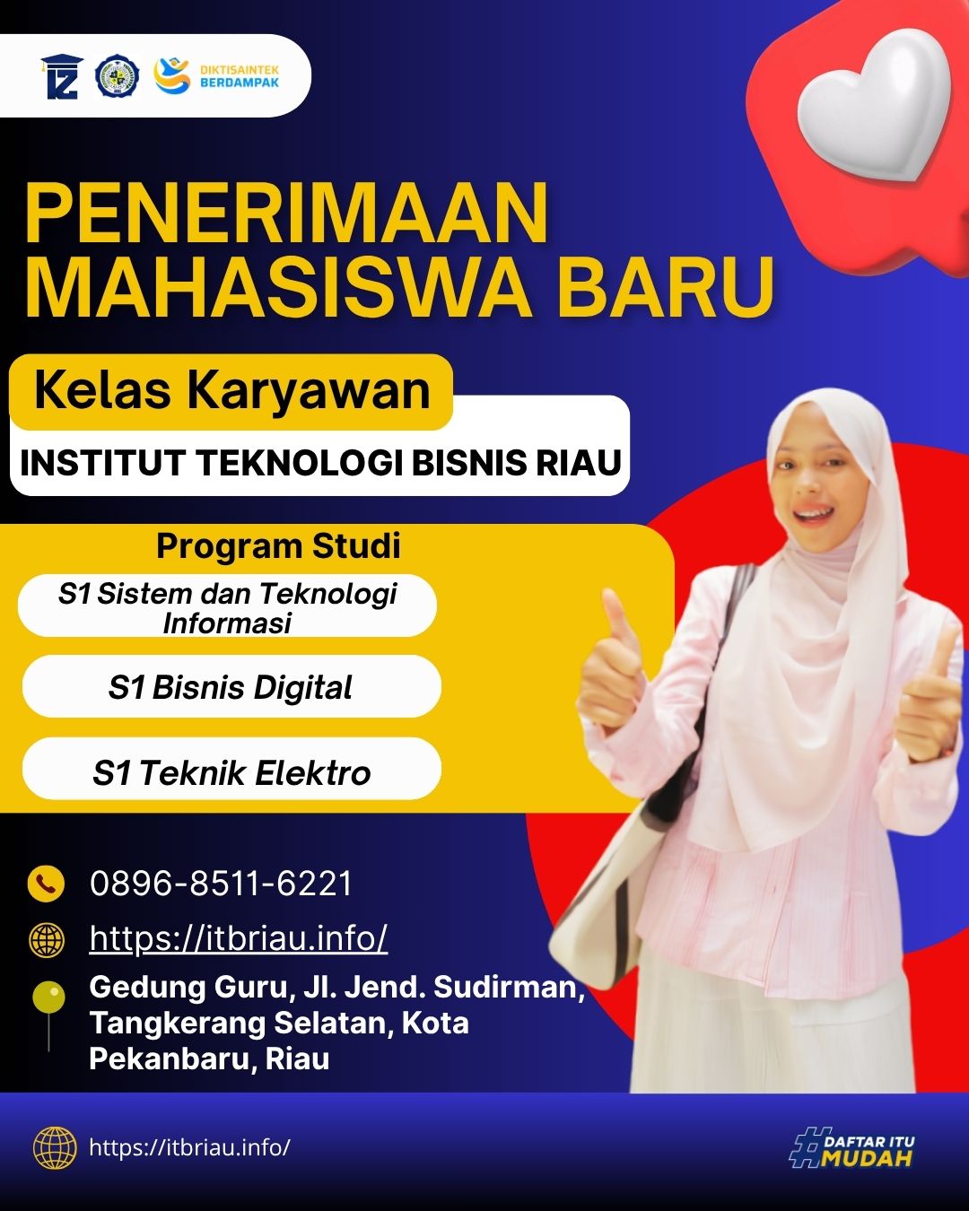 Pekanbaru Kini Saatnya Kuliah Sambil Kerja di ITB Riau