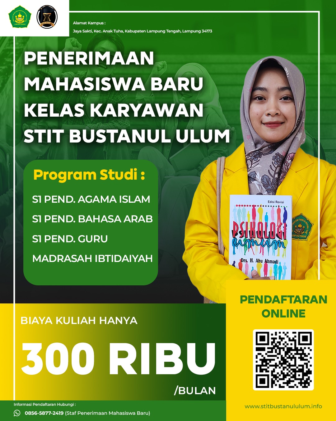 Kampus Unggulan STIT Bustanul Ulum Lampung Tengah