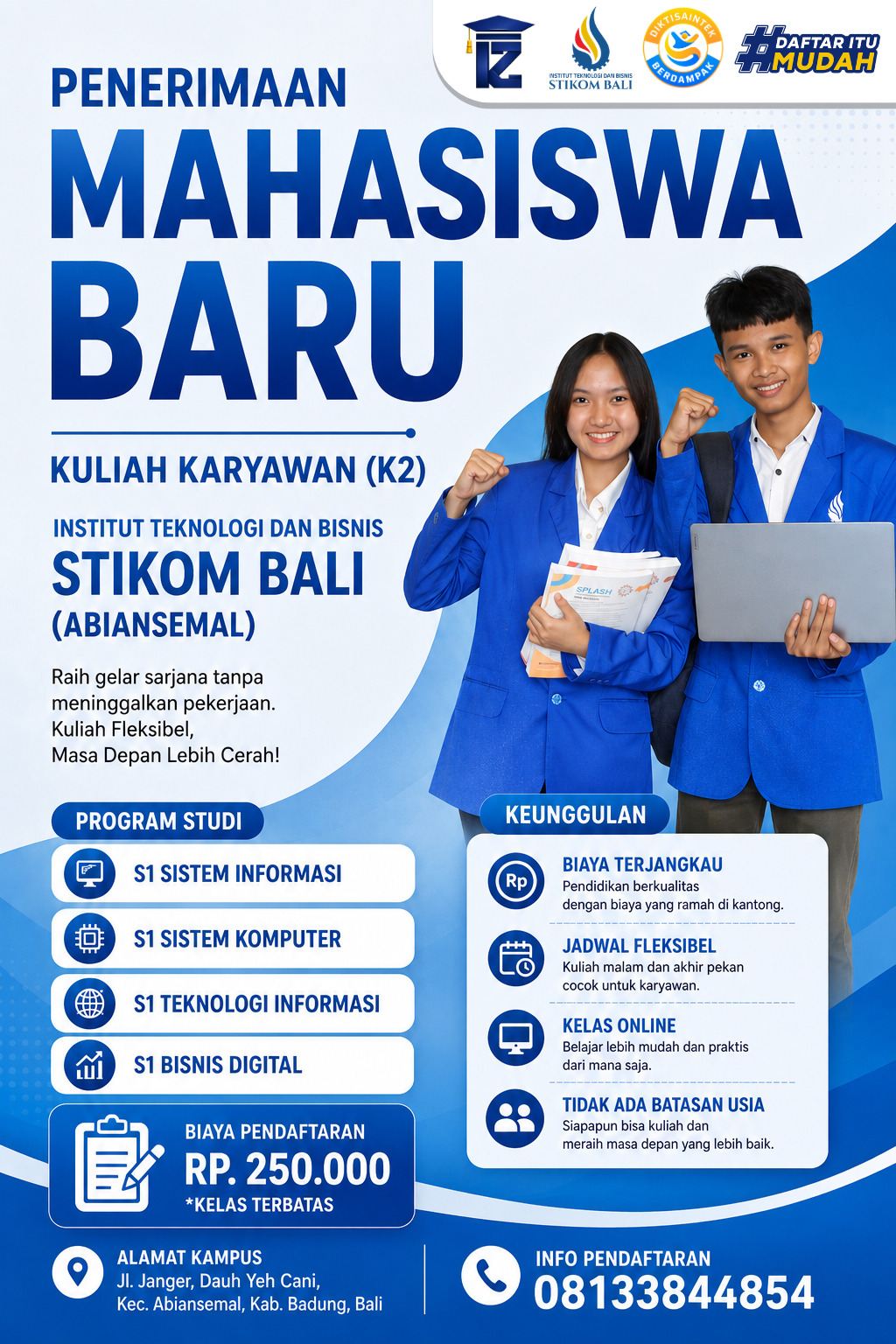 Daftar Jurusan di Institut Teknologi dan Bisnis STIKOM Bali 