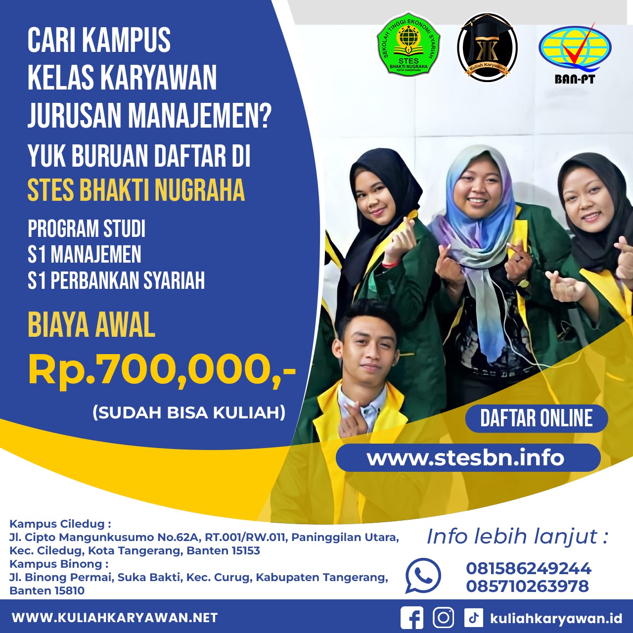 Kampus Ekonomi Daerah Karawaci STES Bhakti Nugraha