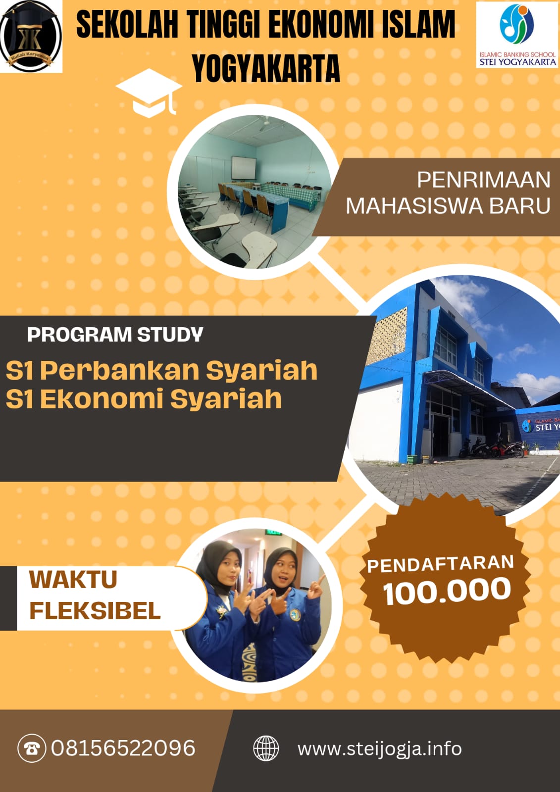 Kampus DI Yogyakarta dengan waktu fleksibel 