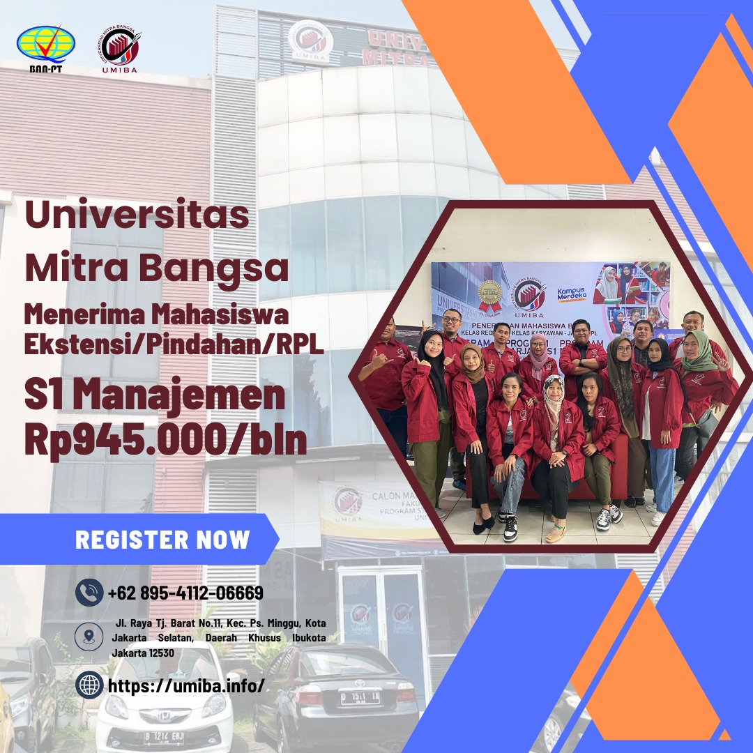 Pendaftaran Mahasiswa Pindahan Dan Program RPL UMIBA Jakarta