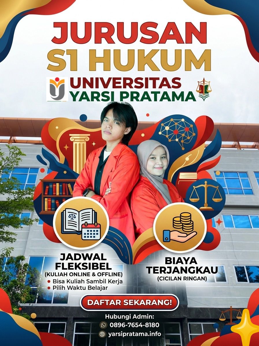 Kuliah Jurusan Hukum Dengan Jadwal Fleksibel di Tangerang Universitas Yarsi Pratama