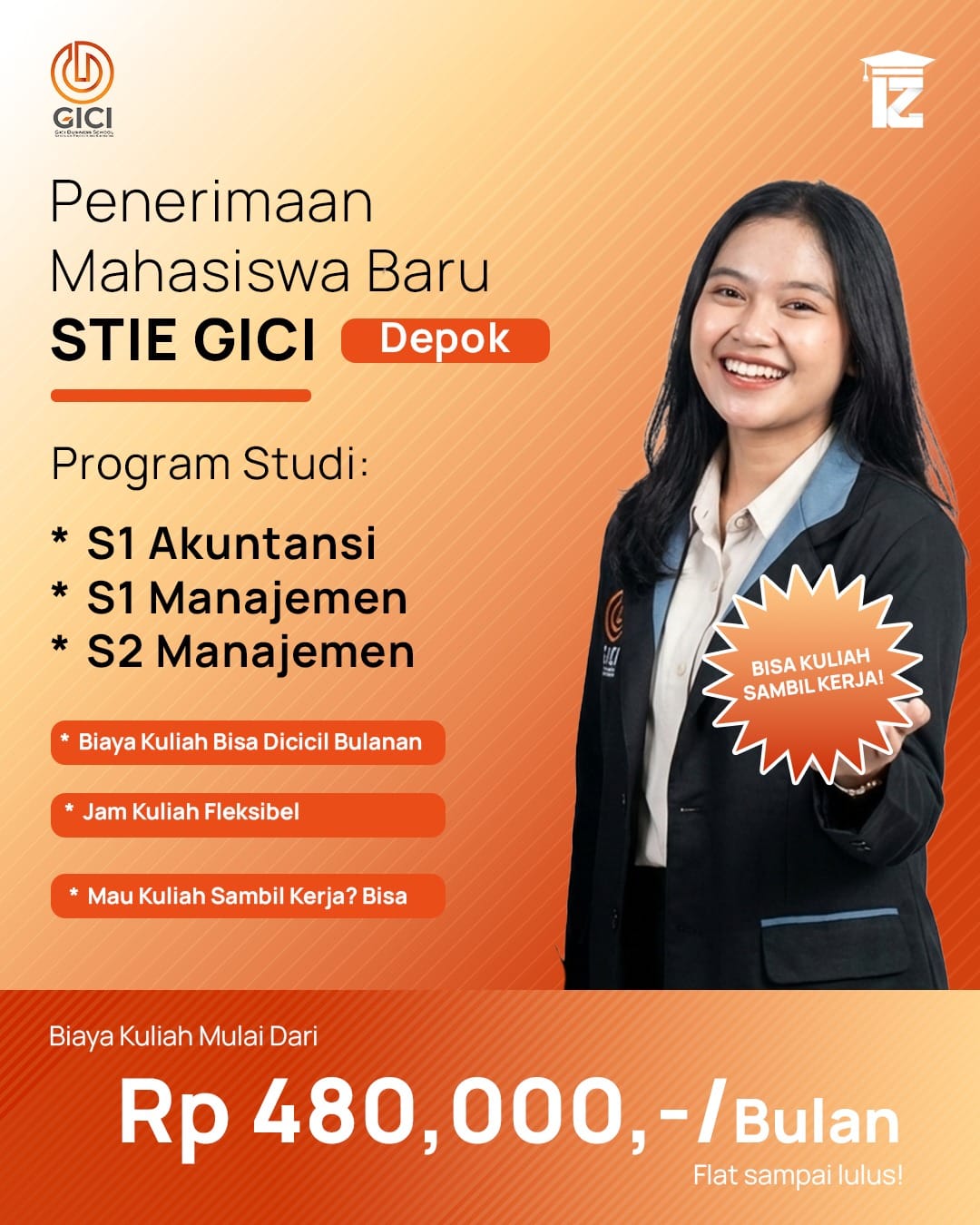 STIE GICI DEPOK Solusi kuliah Murah dan Berkualitas untuk Karyawan