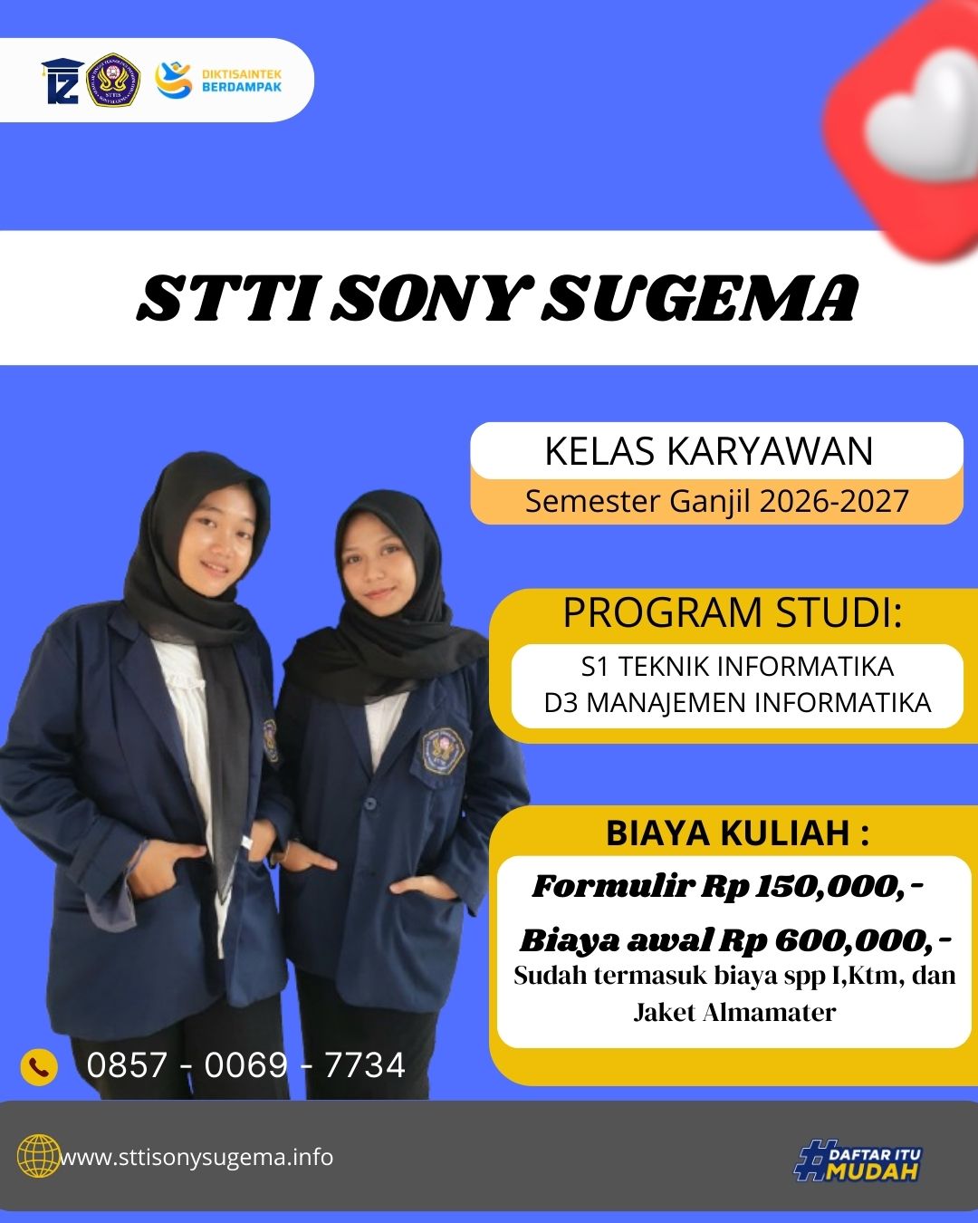 Penerimaan Mahasiswa Baru Semester ganjil 