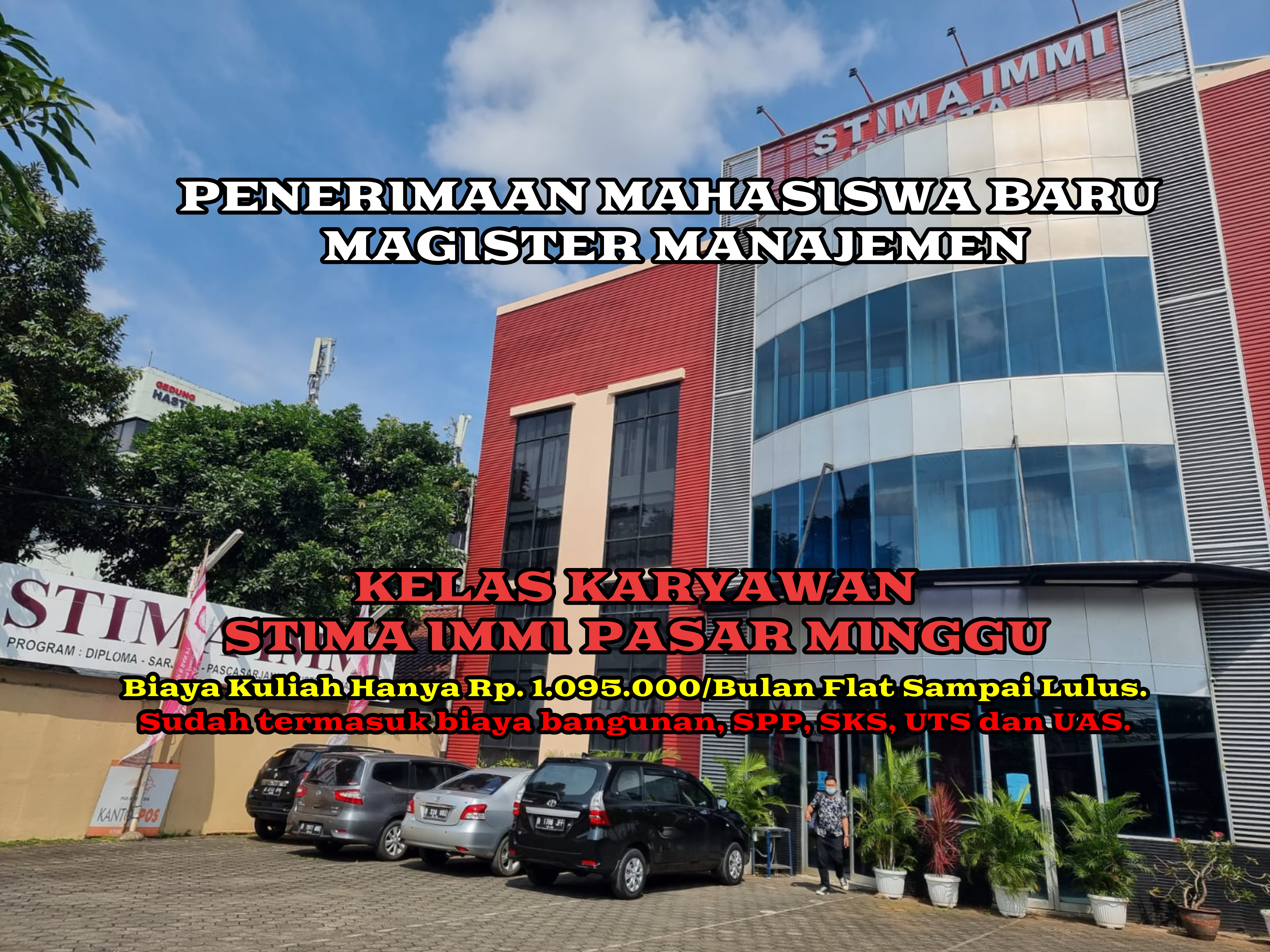 Pendaftaran Kuliah Magister Manajemen Kelas Karyawan Kampus STIMA IMMI Akreditasi B