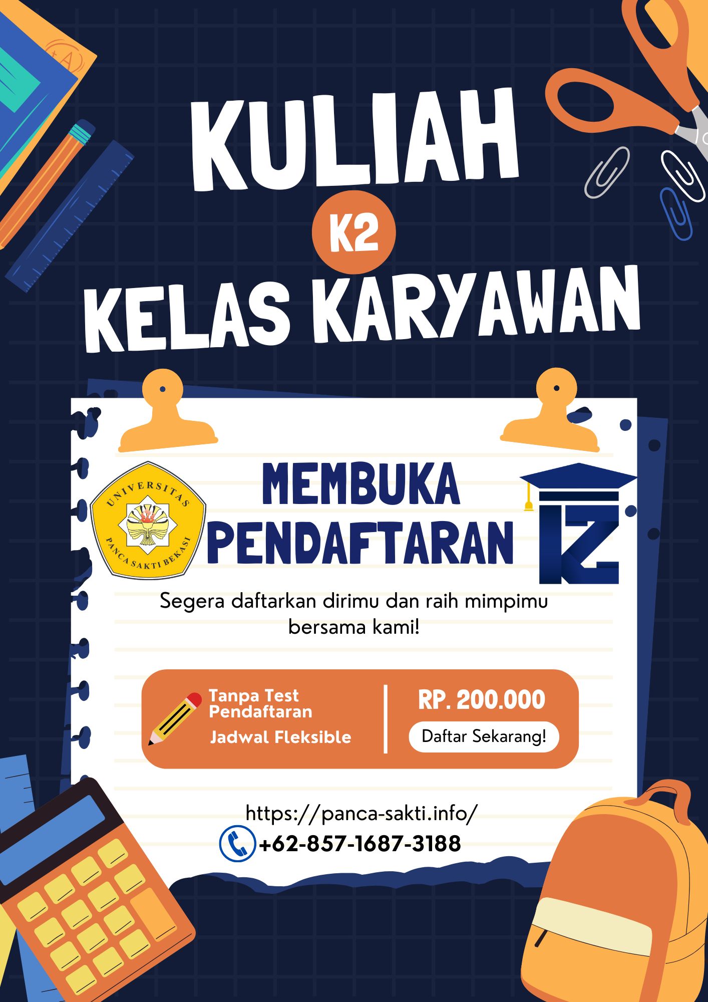 Kuliah Sabtu dan Minggu di Universitas Panca Sakti Cikarang