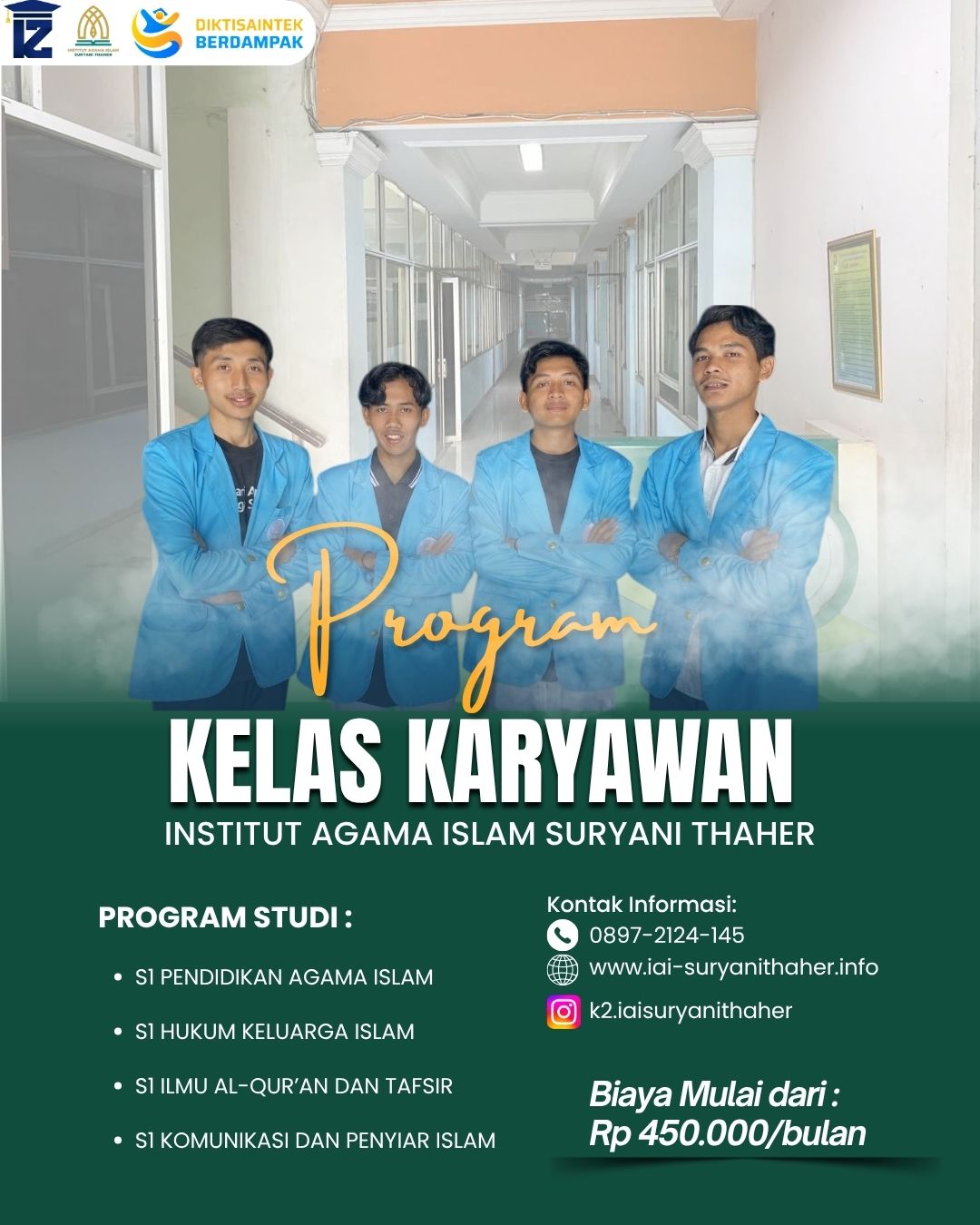 Kuliah Sambil Kerja Di Kampus Institut Agama Islam Suryani Thaher