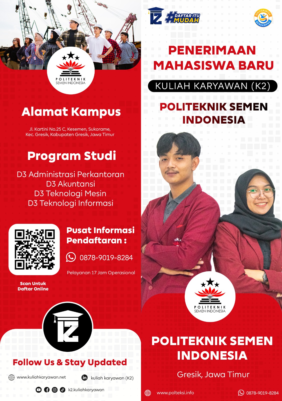 Kampus BUMN Terbaik Gresik Politeknik Semen Indonesia