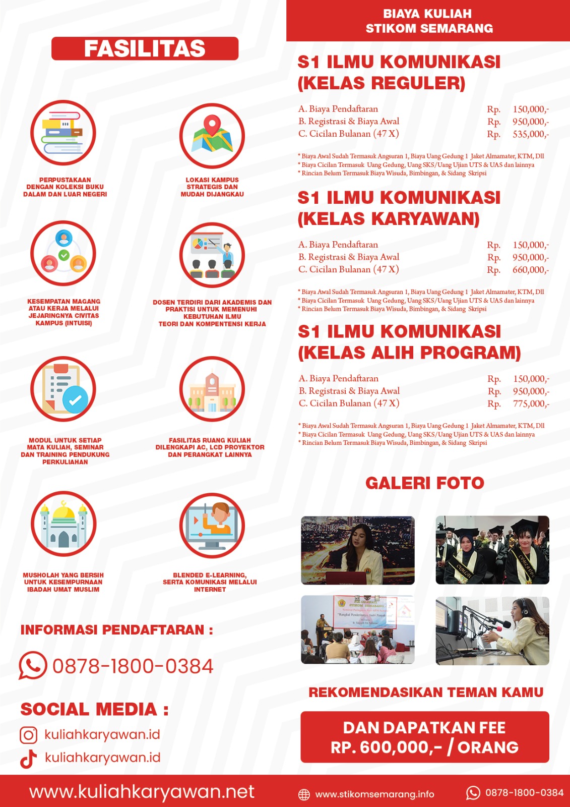 Daftar Online di Sekolah Tinggi Ilmu Komunikasi Semarang