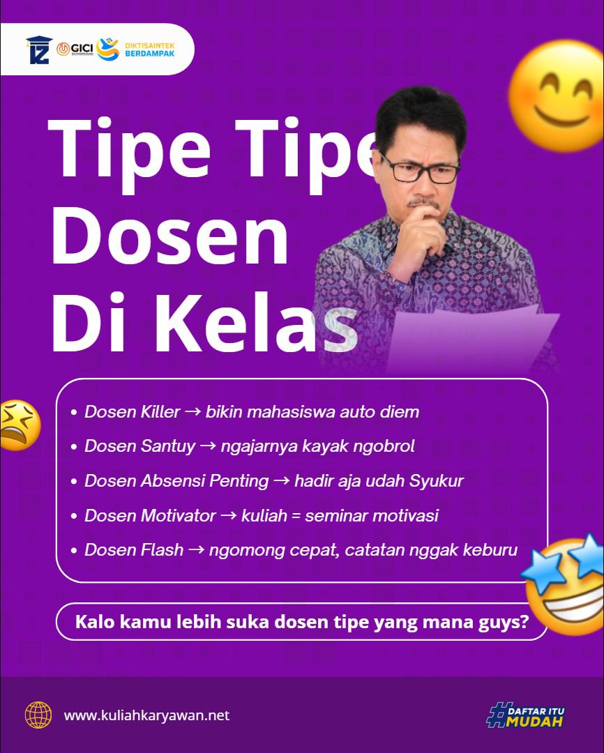Mengenal Karakter Pengajar yang Menginspirasi di Ruang Perkuliahan