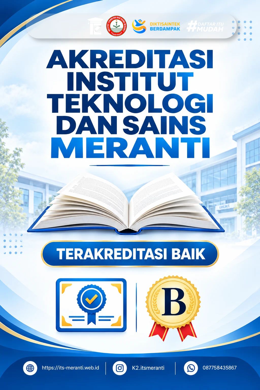 Akreditasi Institut Teknologi  Dan Sains Meranti 