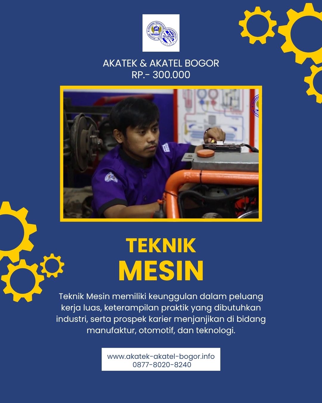 Kampus Akatel Bogor Dengan Jurusan Teknik Mesin
