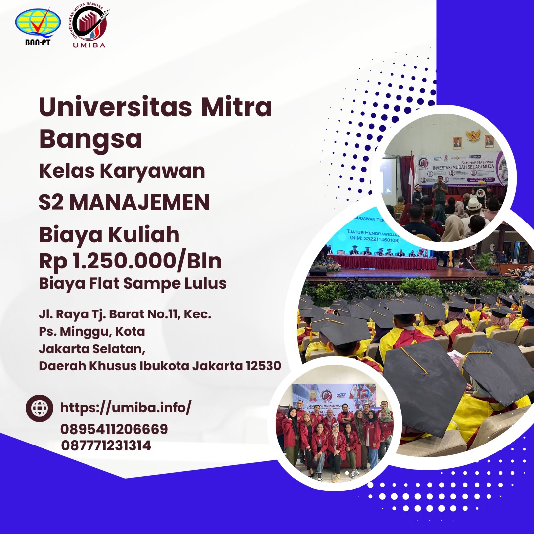 Pendaftaran S2 Manajemen UMIBA Jakarta 2025
