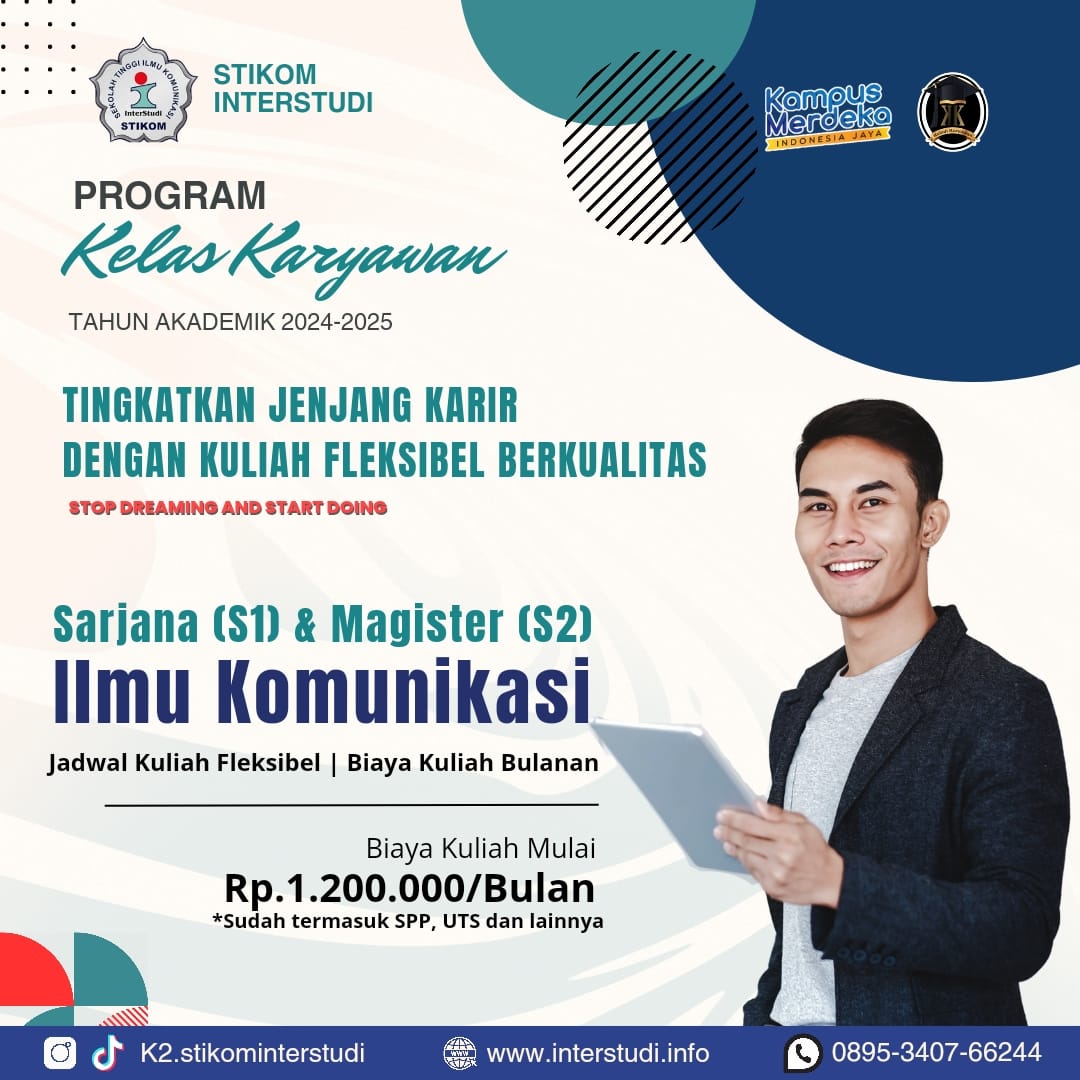 Informasi Kuliah Kelas Karyawan Sarjana dan Magister STIKOM InterStudi