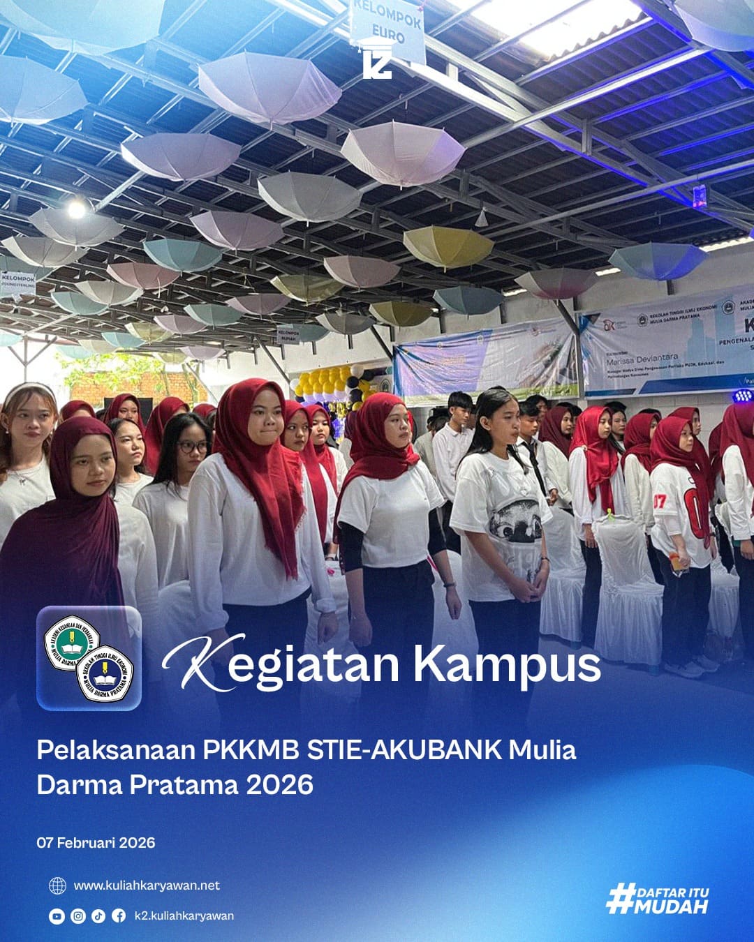 PKKMB Kampus STIE AKUBANK Mulia Darma Pratama Palembang