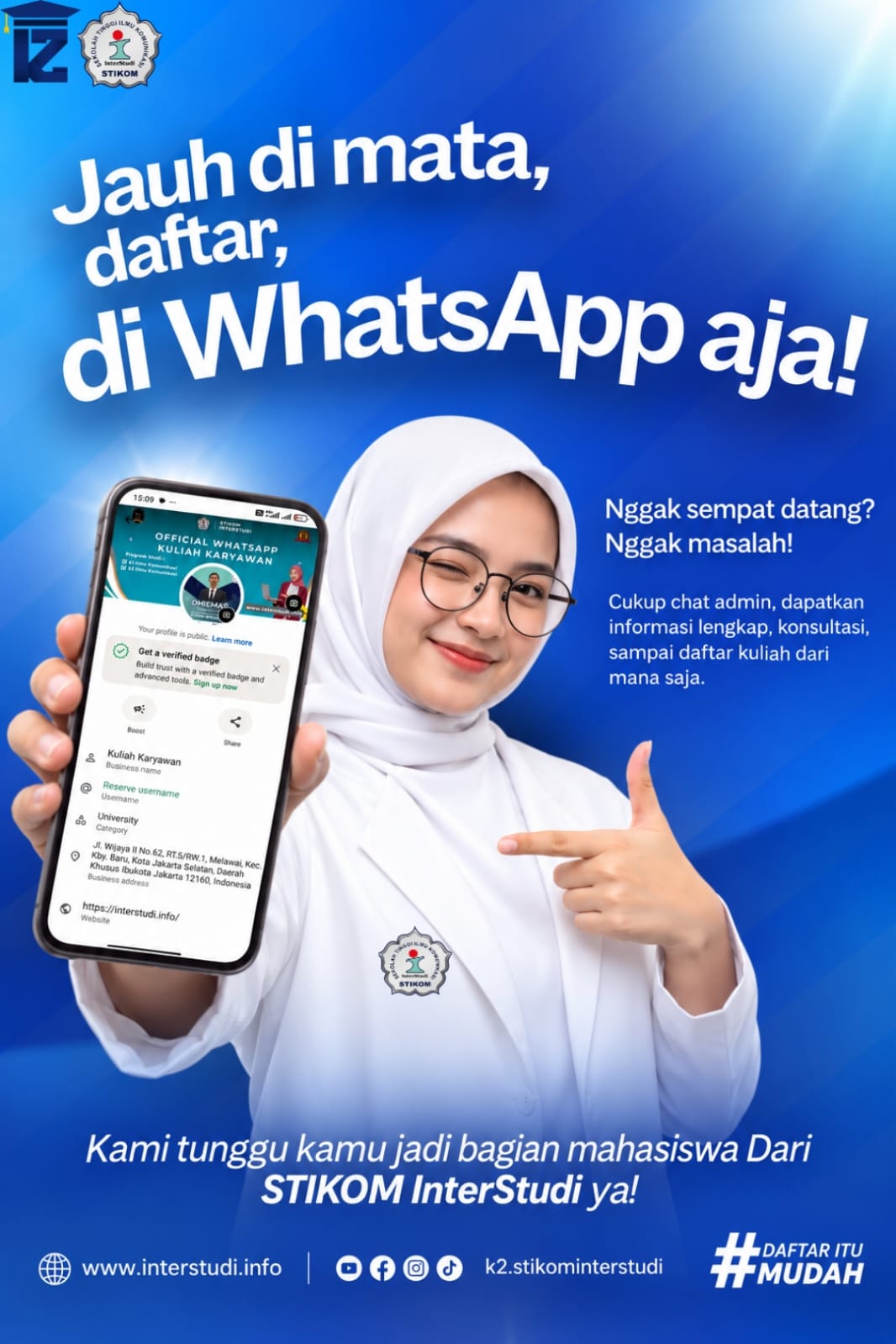Daftar Kuliah Secara Online di STIKOM InterStudi Lebih Cepat, Praktis, dan Fleksibel