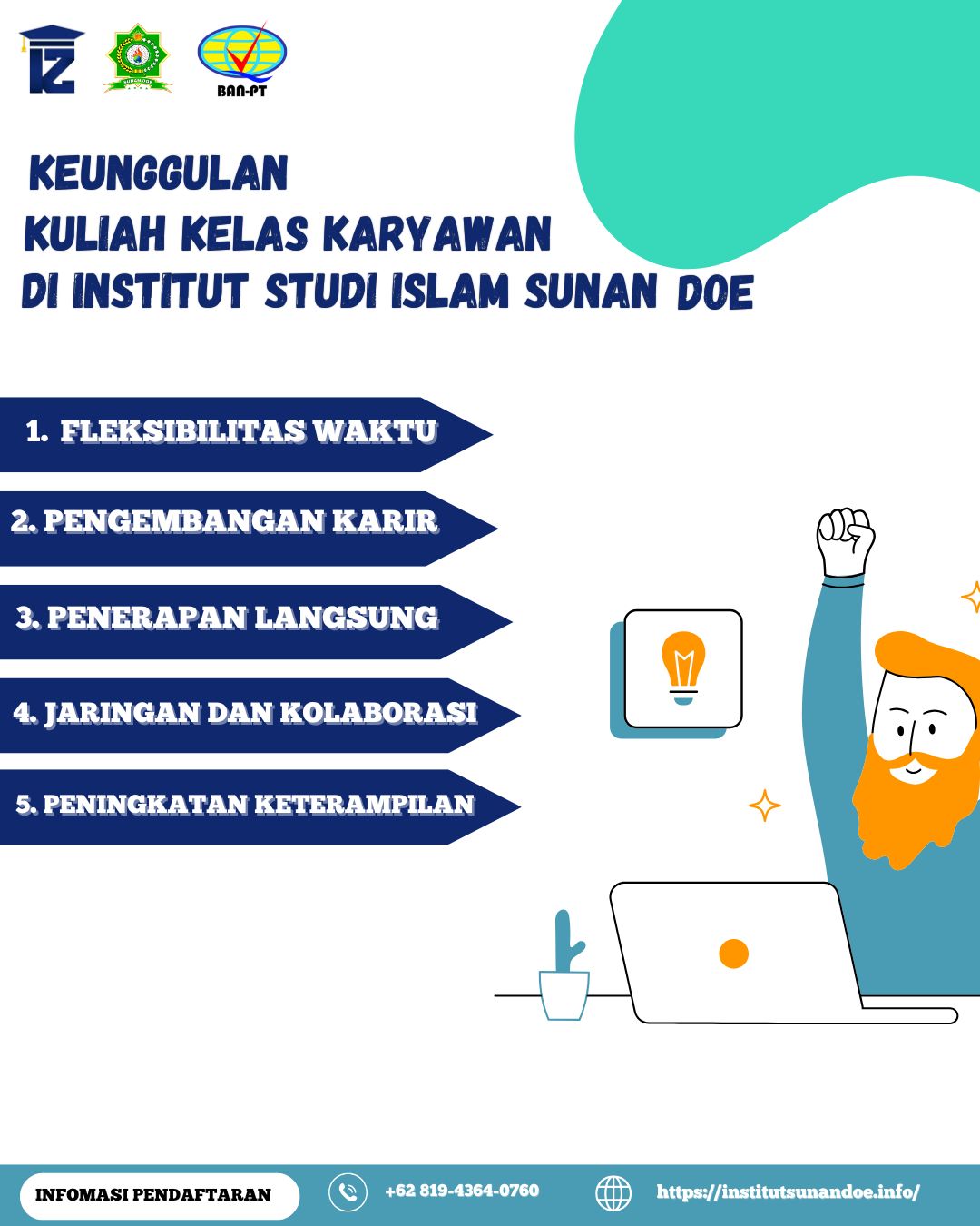 Keunggulan Kuliah Kelas Karyawan di Institut Studi Islam Sunan Doe