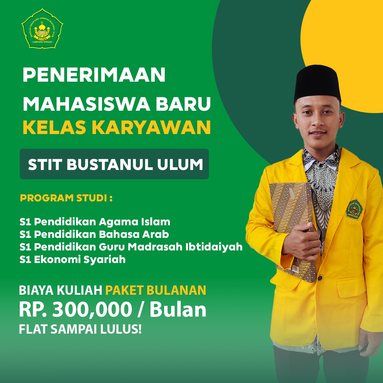 Biaya Kuliah Kampus Sekolah Tinggi Ilmu Tarbiyah Bustanul Ulum