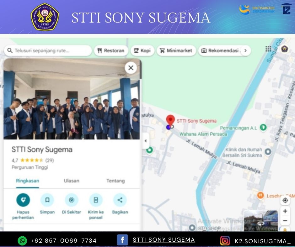 Alamat Kampus STTI Sony Sugema Karawang
