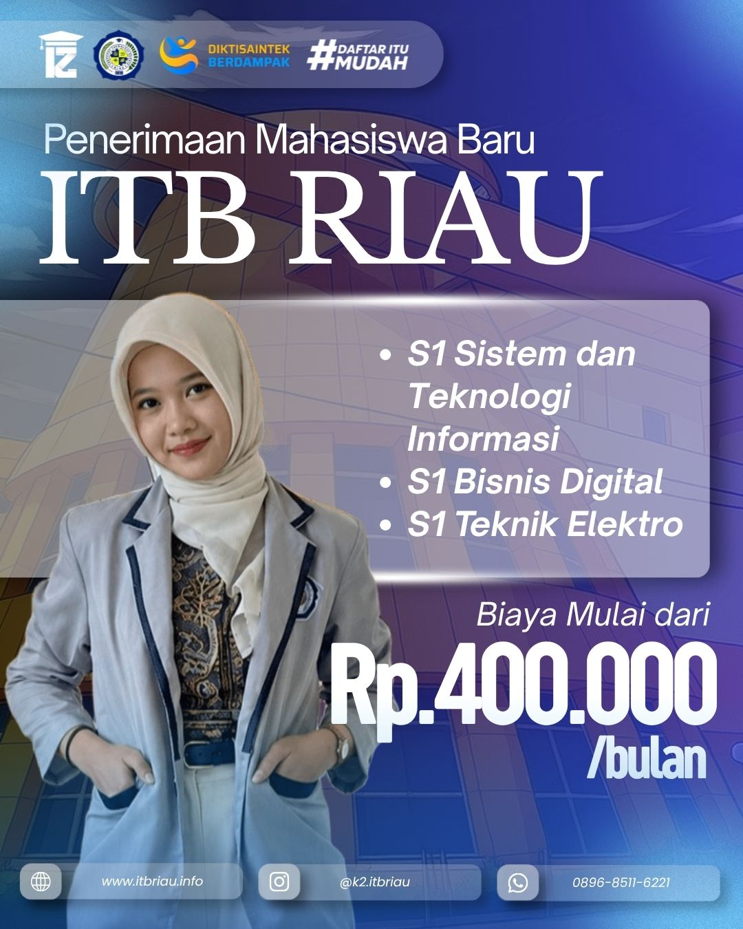 ITB Riau Kuliah Pekerja di Pekanbaru 