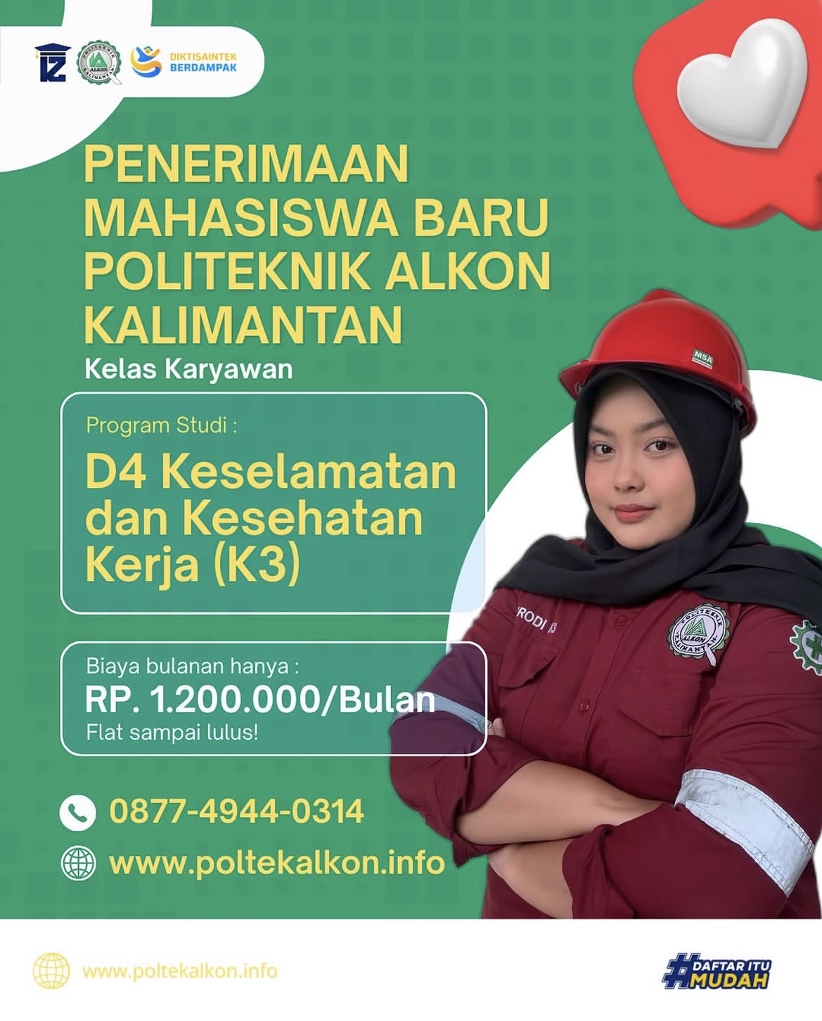 Politeknik Alkon Kalimantan kampus jurusan K3 di Balikpapan