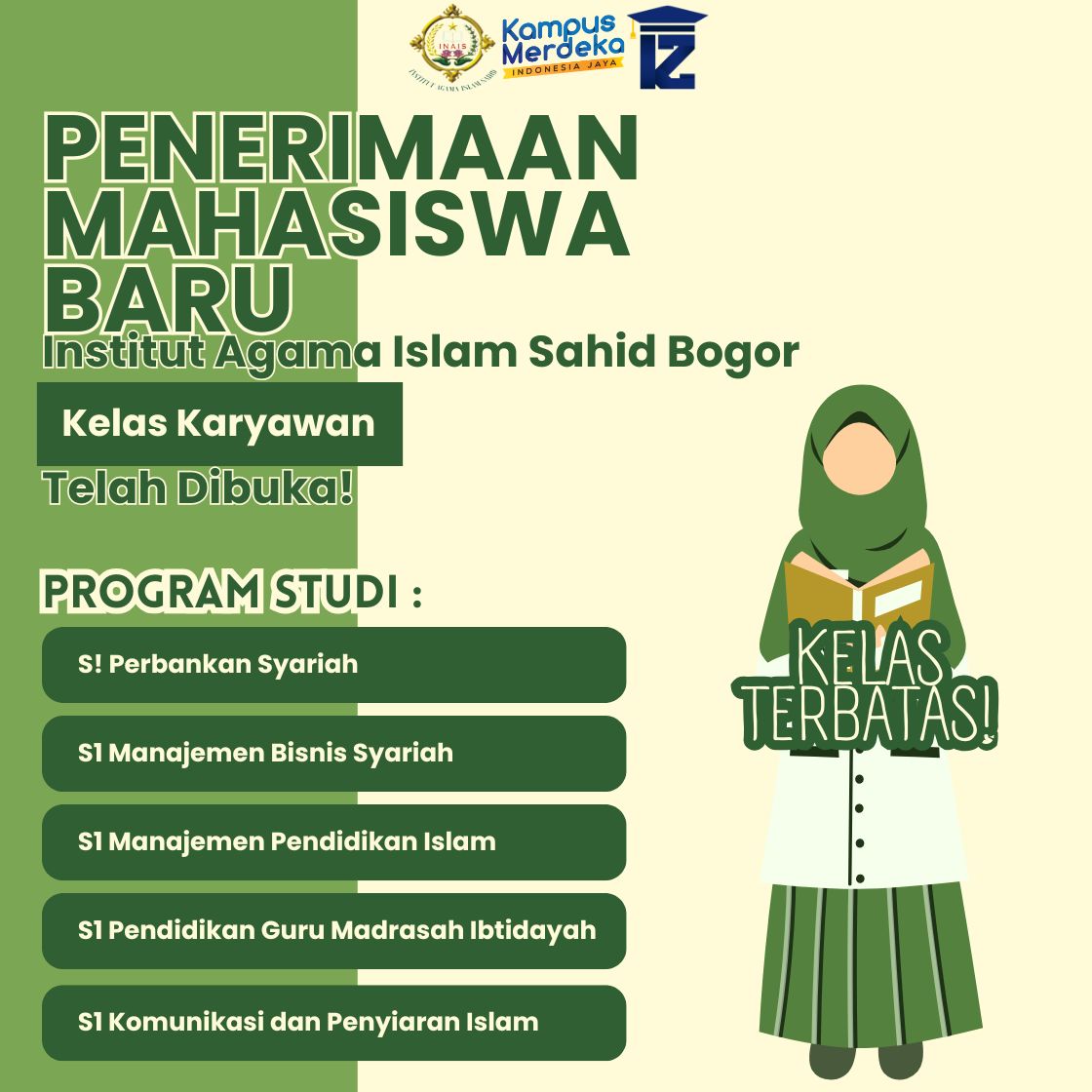 Kampus INAIS Bogor Telah Membuka Pendaftaran Kelas Untuk Para Karyawan Yang Ingin Berkuliah