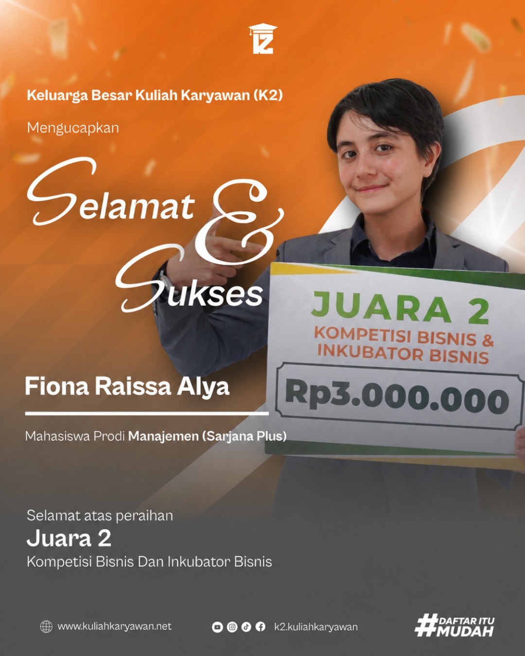 Mahasiswa STB Runata Meraih Juara 2 Kompetisi Bisnis Dan Inkubator Bisnis